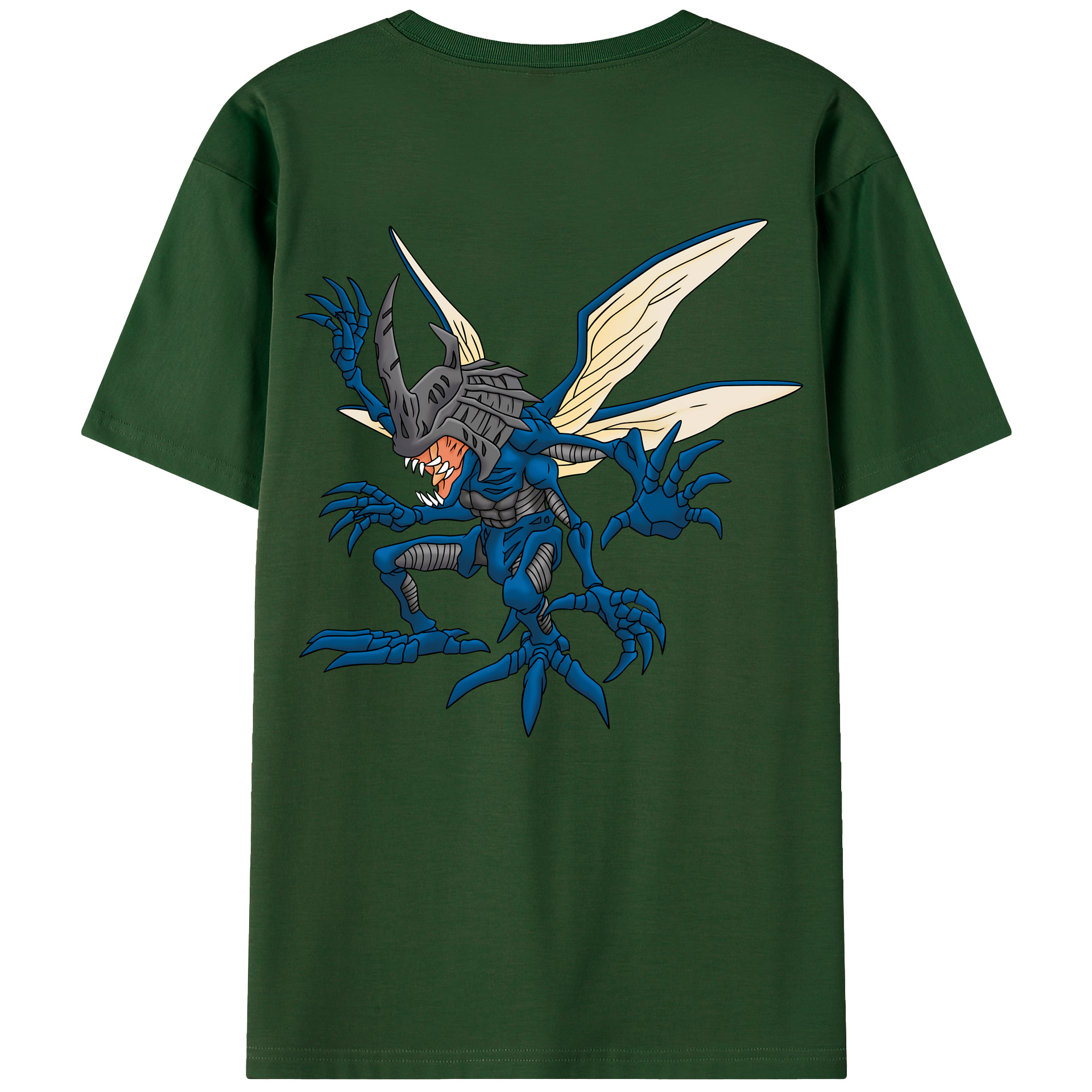 （画像用） Digimon デジタルモンスター/デジモン 綿100％半袖Tシャツ（背面プリント）